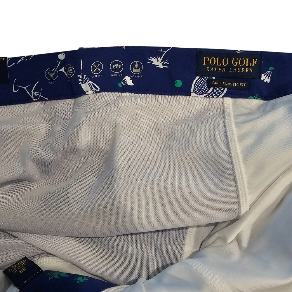 Polo Golf Ralph Lauren Men's Performance Hybrid Golf Swim Shorts Outdoor Sz 38